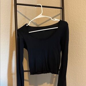Brandy Melville Black Long Sleeve Women's Top